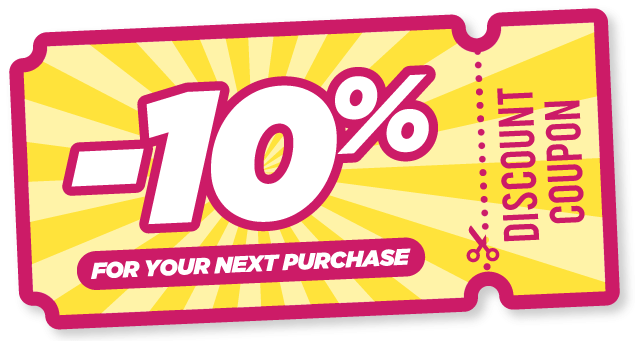 -10% discount on your next purchase 